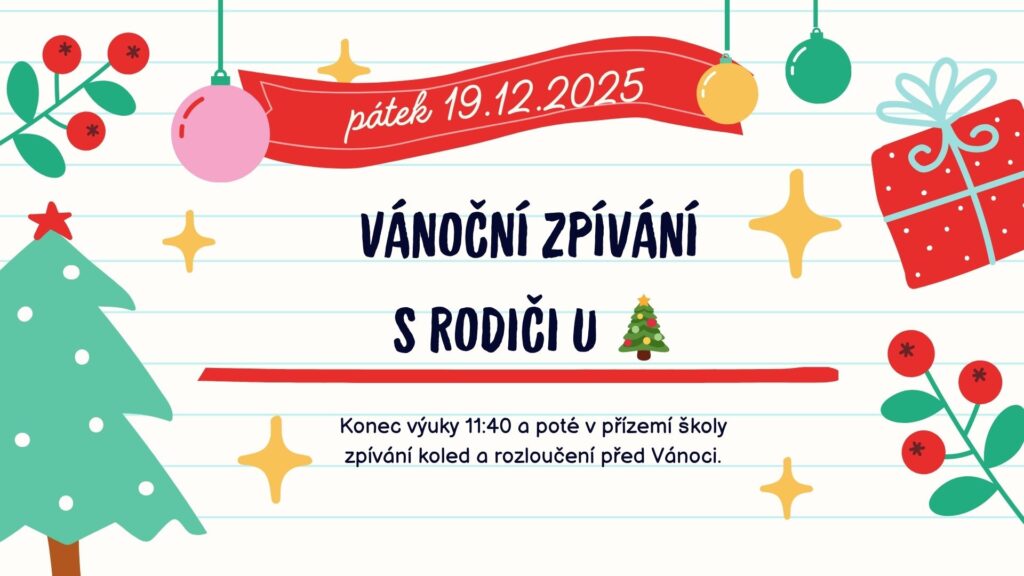 Vánoční zpívání