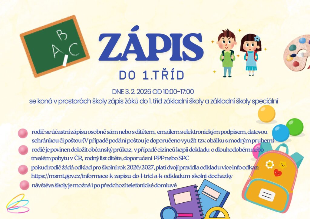 zápis do 1. třídy