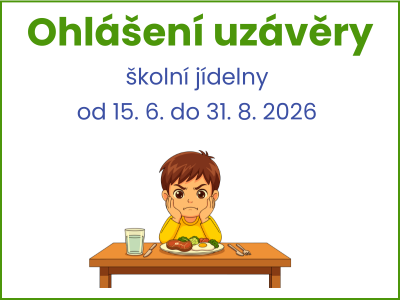 Uzavření školní jídelny